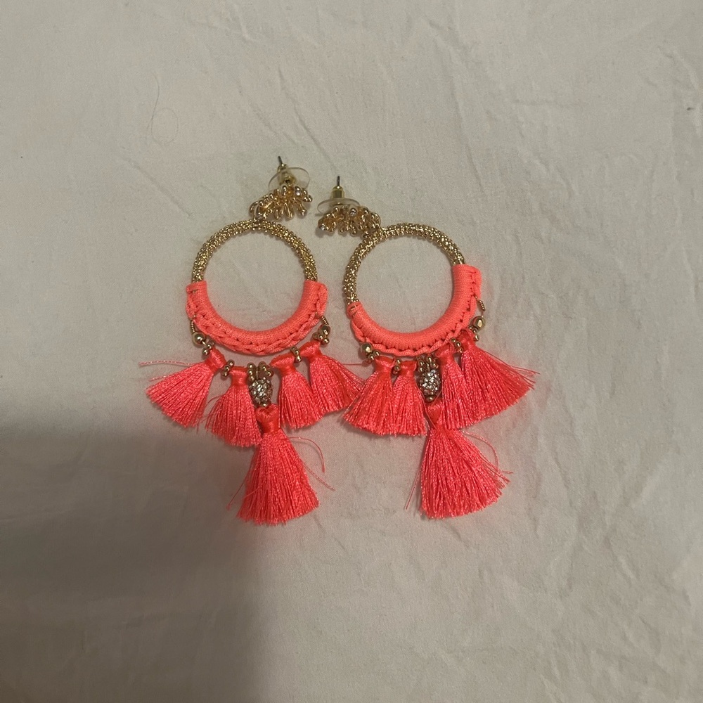 Lilly Pulitzer statement earrings